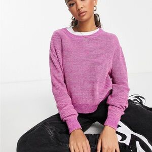 Cotton On Ribbed Knit Sweater Pink